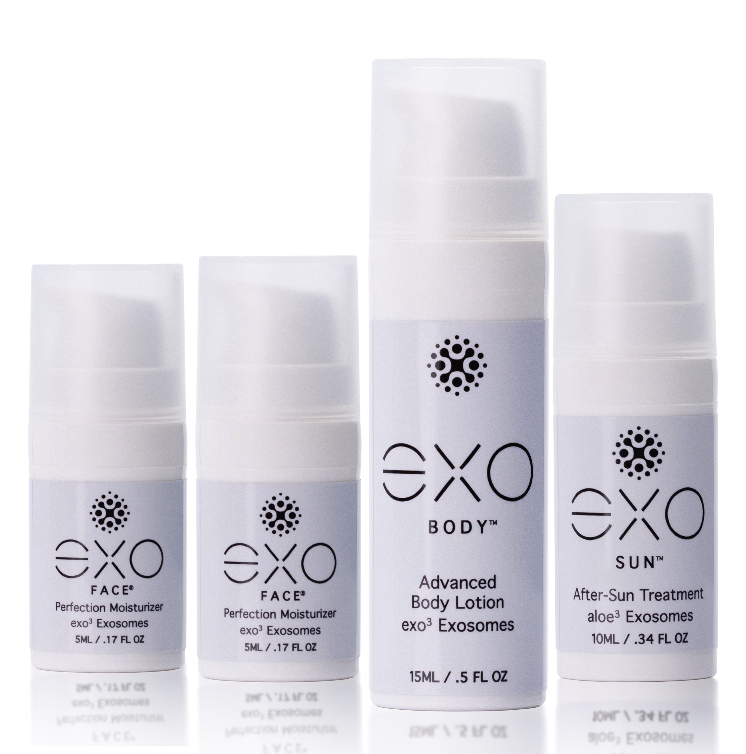 EXO FACE® Travel Kit, 4 bottles – Exoceuticals