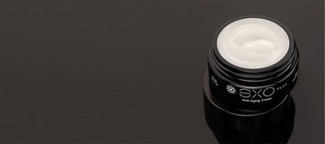The EXO PLUS formula captured in pure form — a minimalist embodiment of Exoceuticals®’ cell-activating luxury skincare promise.