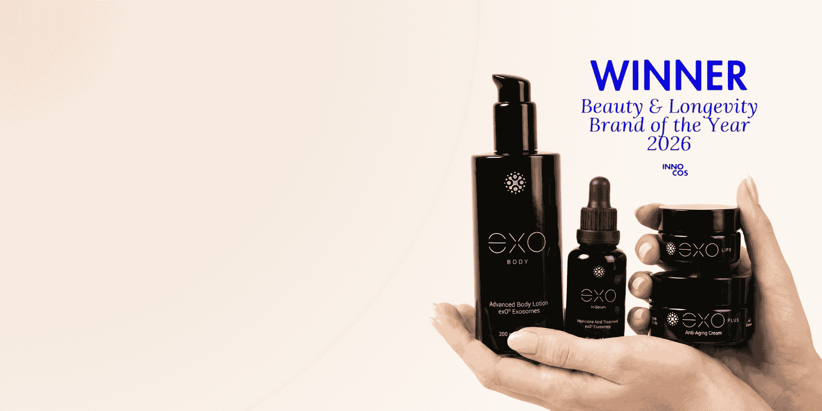 Exoceuticals Named Beauty & Longevity Brand of the Year at the 2026 INNOCOS CHOICE Awards