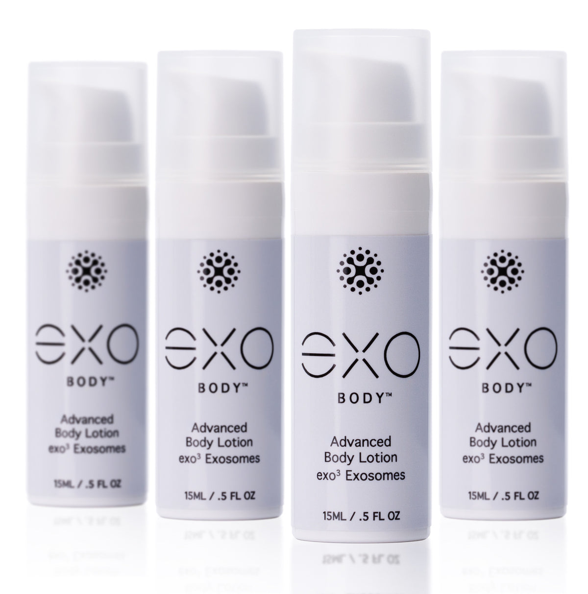 EXO BODY™ - Advanced Body Lotion - Travel Size, 4 bottles - 15ML / .5 fl oz (x4)