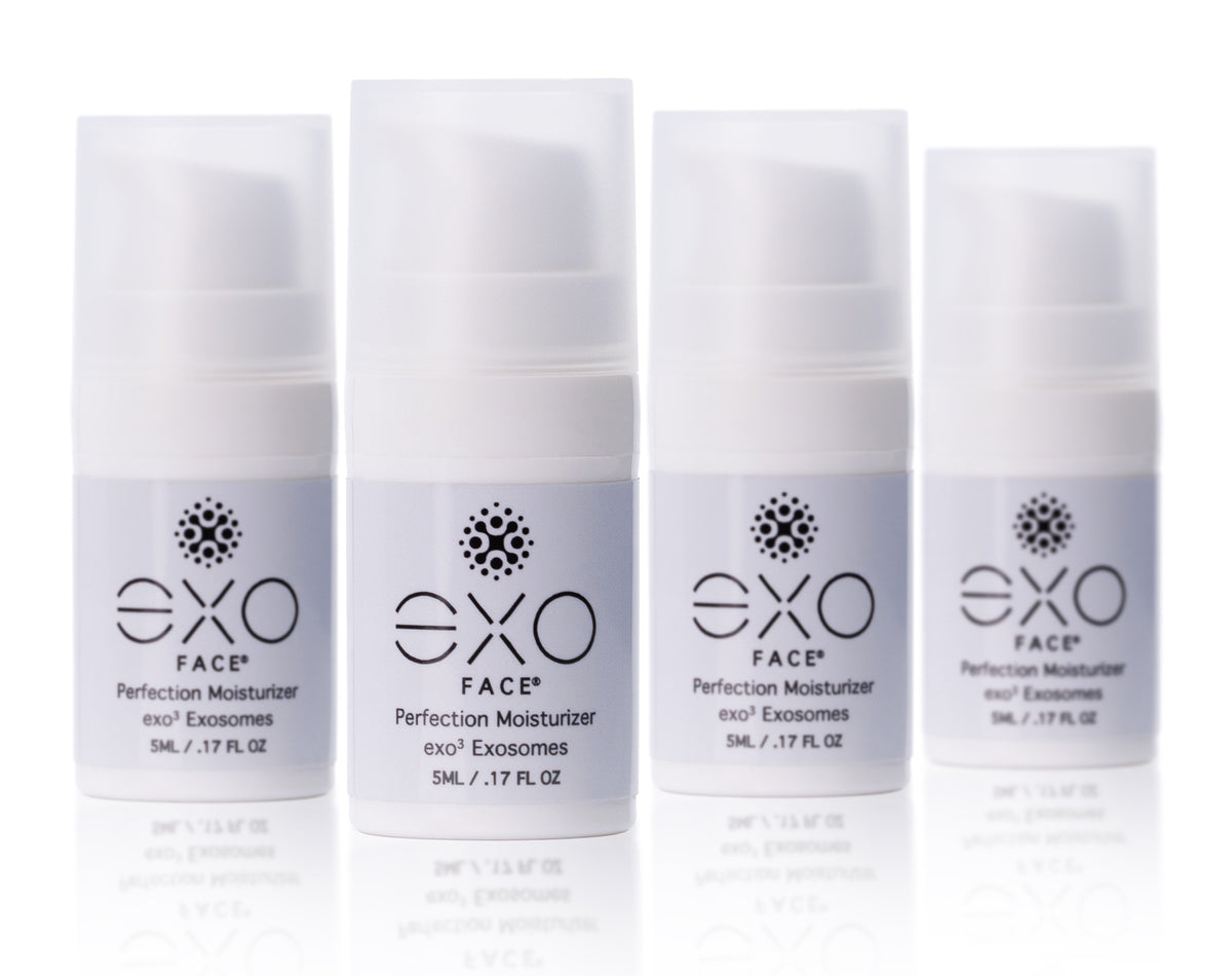 EXO FACE® - Perfection Moisturizer - Travel Size, 4 bottles - 5ML / .17 fl oz (x4)