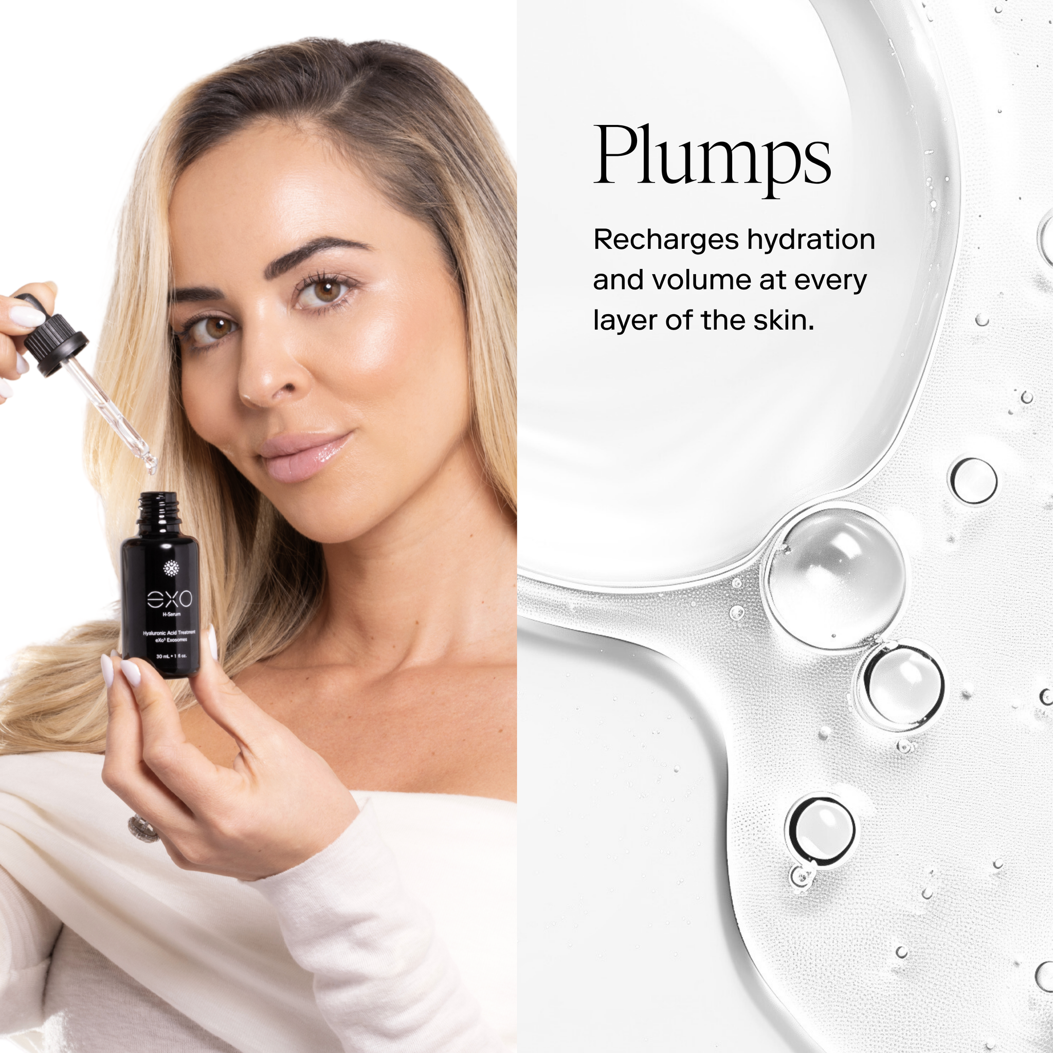 EXO H-SERUM™ Hyaluronic Acid Treatment / eXo³ Exosomes®