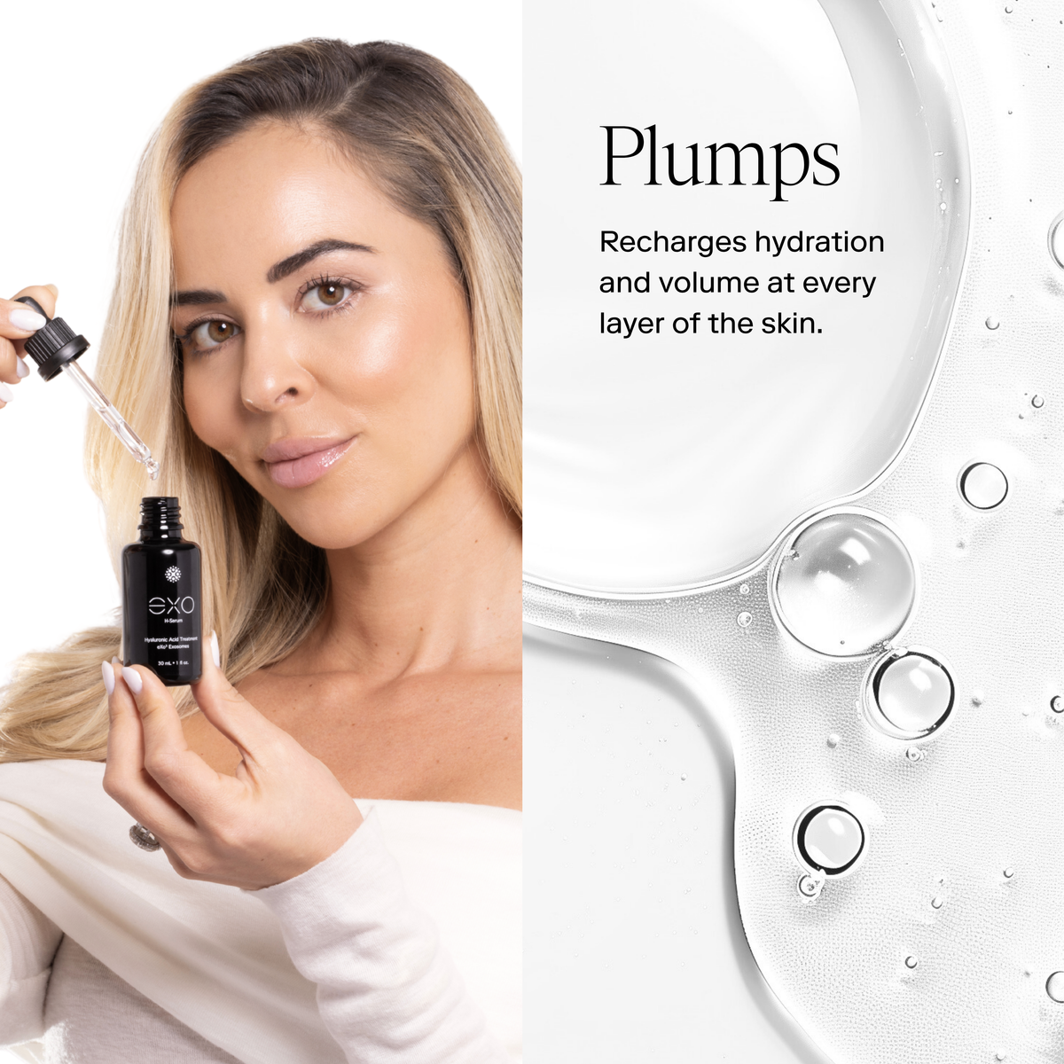 EXO H-SERUM™ Hyaluronic Acid Treatment / eXo³ Exosomes