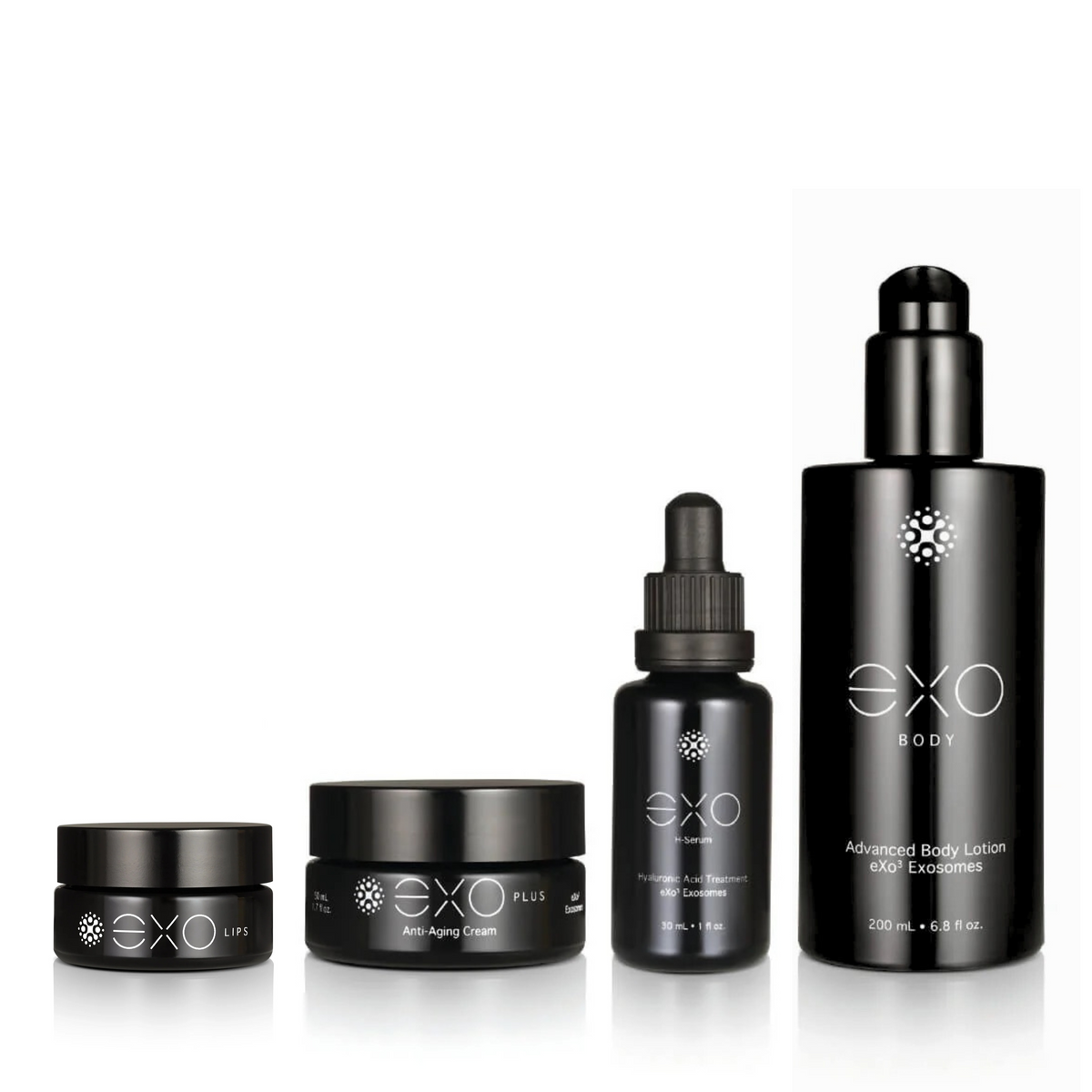EXO WINTER BUNDLE: EXO BODY™, EXO PLUS®, EXO LIP™, and EXO H-SERUM™