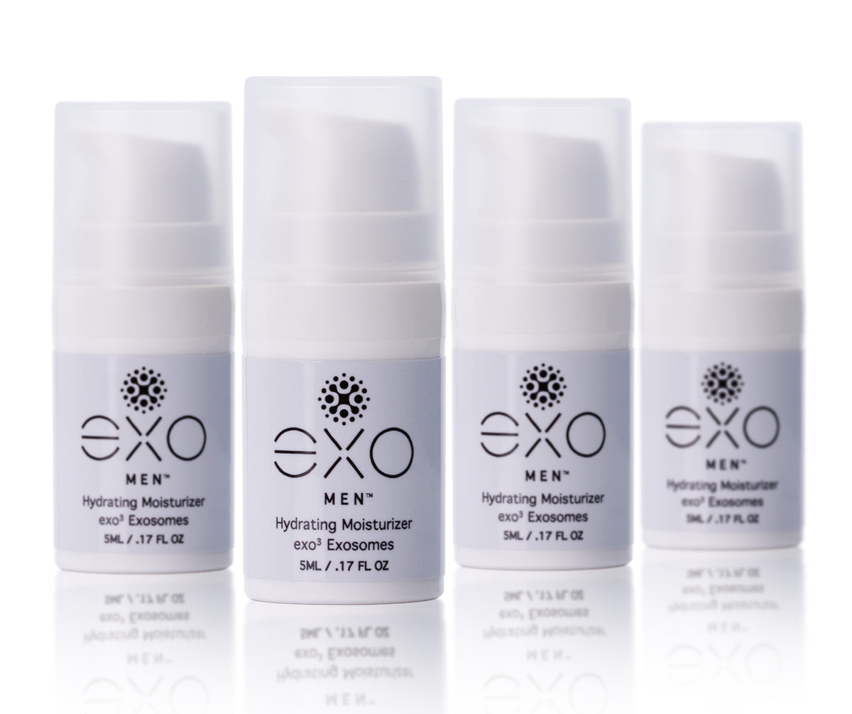 EXO MEN™ - Hydrating Moisturizer - Travel Size, 4 bottles - 5ML / .17 fl oz (x4)