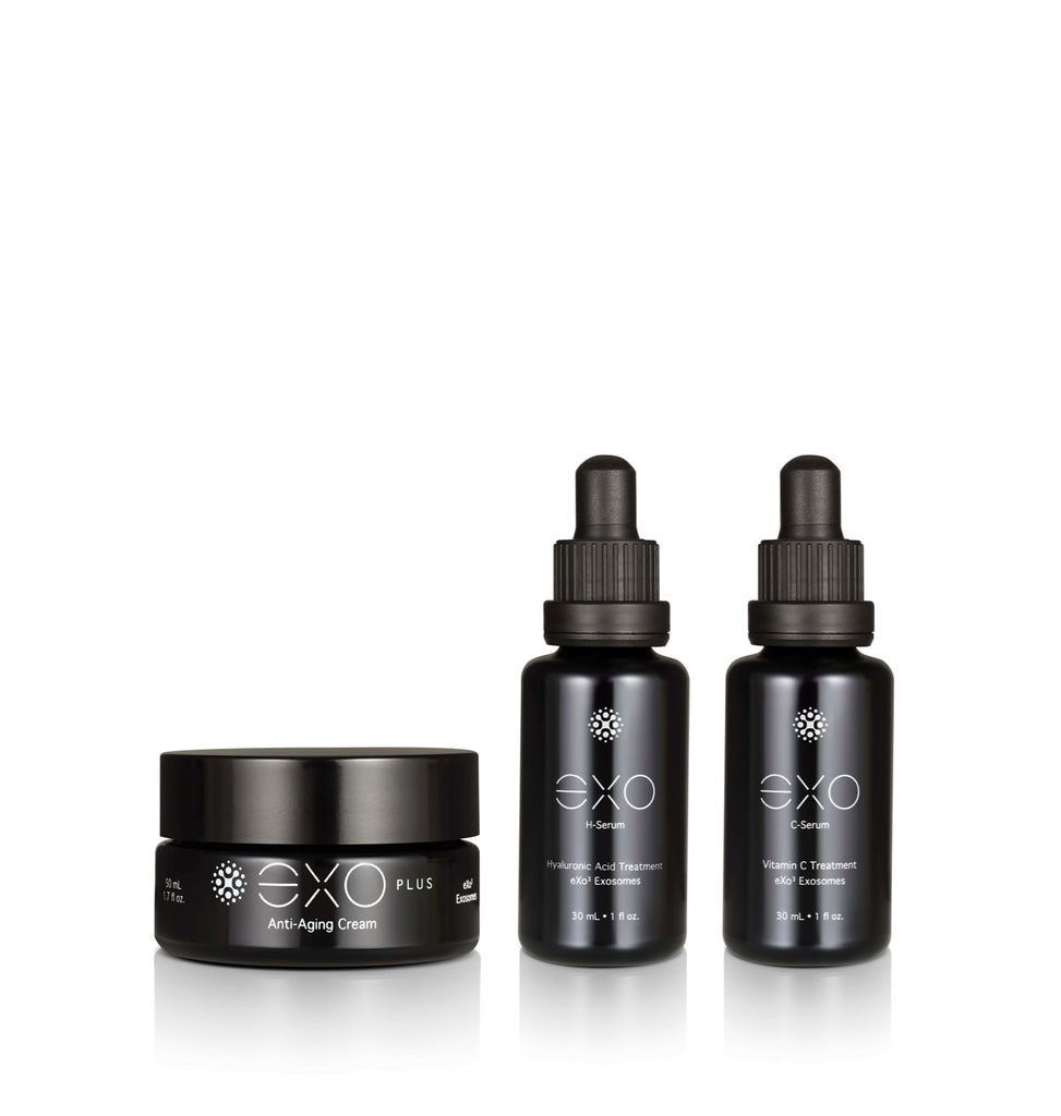 EXO ANTI AGING BUNDLE EXO H SERUM™ EXO C SERUM™ EXO PLUS®