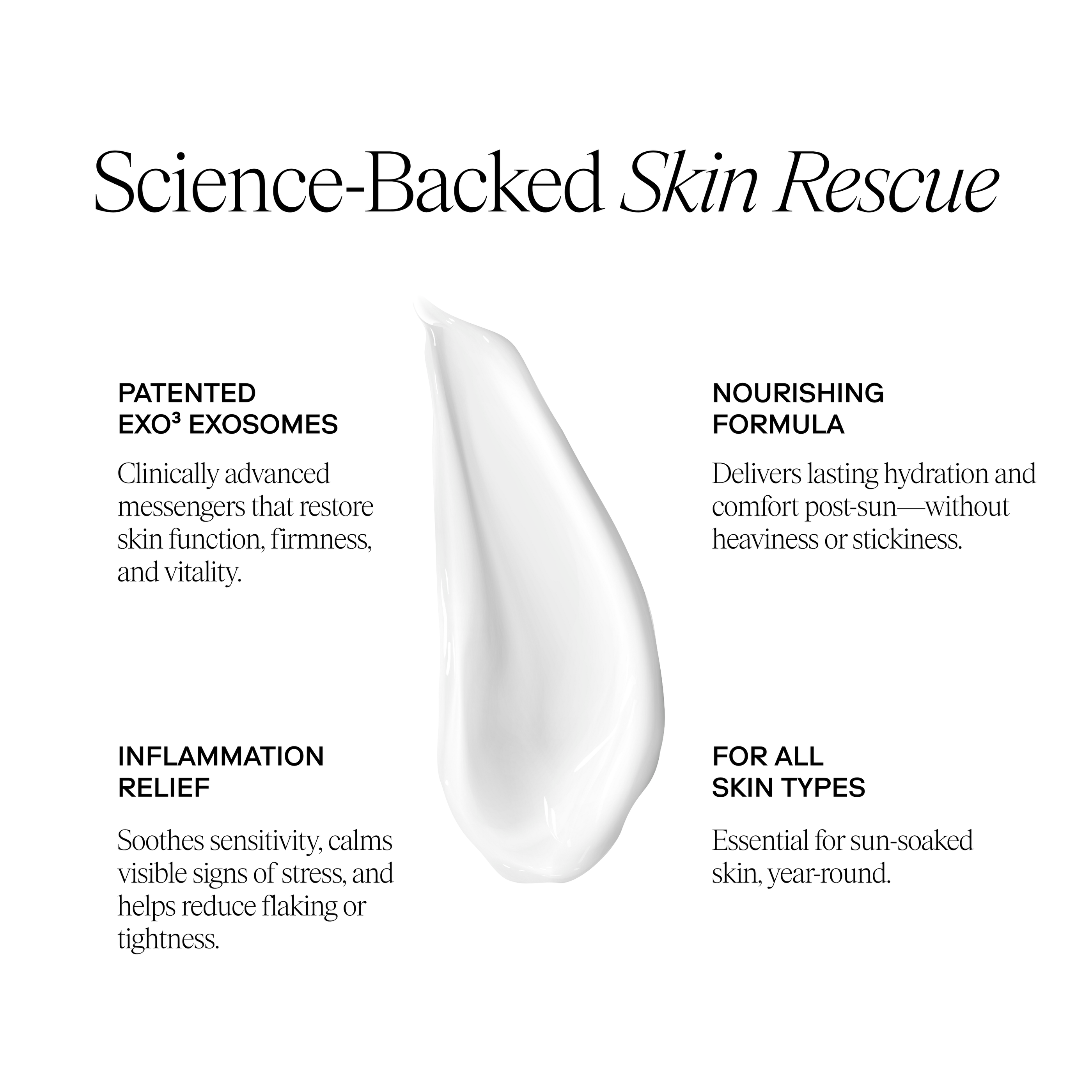 EXO SUN™ After-Sun Treatment / eXo³ & aloe³ Exosomes