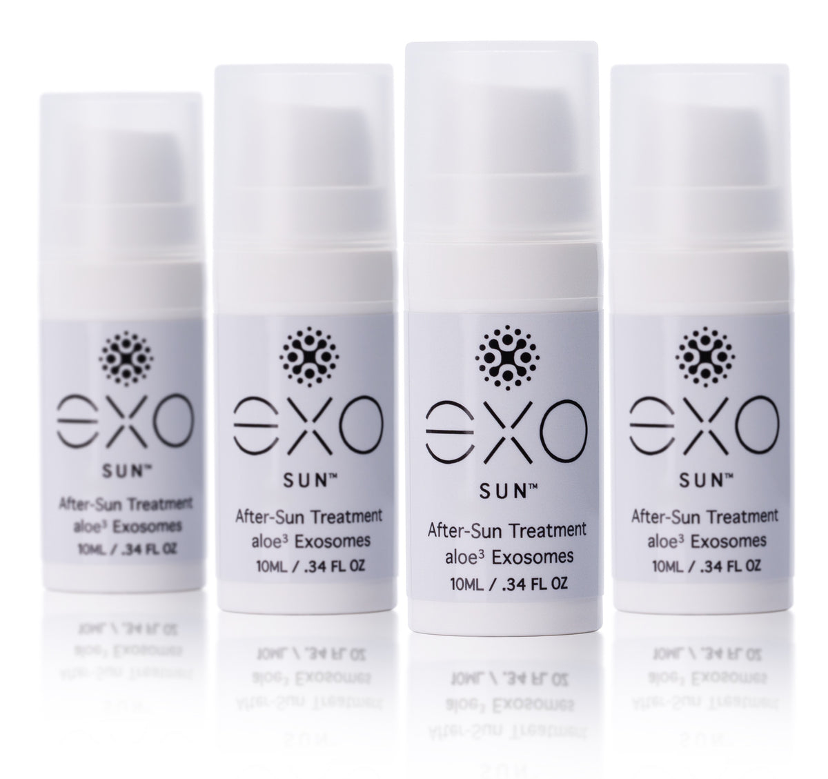 EXO SUN™ - After-Sun Treatment - Travel Size, 4 bottles - 10ML / .34 fl oz  (x4)