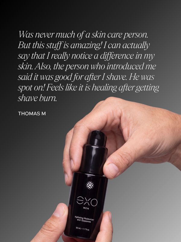EXO MEN™ Hydrating Moisturizer / eXo³ Exosomes® – Exoceuticals EXO MEN™ Hydrating Moisturizer / eXo³ Exosomes® – Exoceuticals